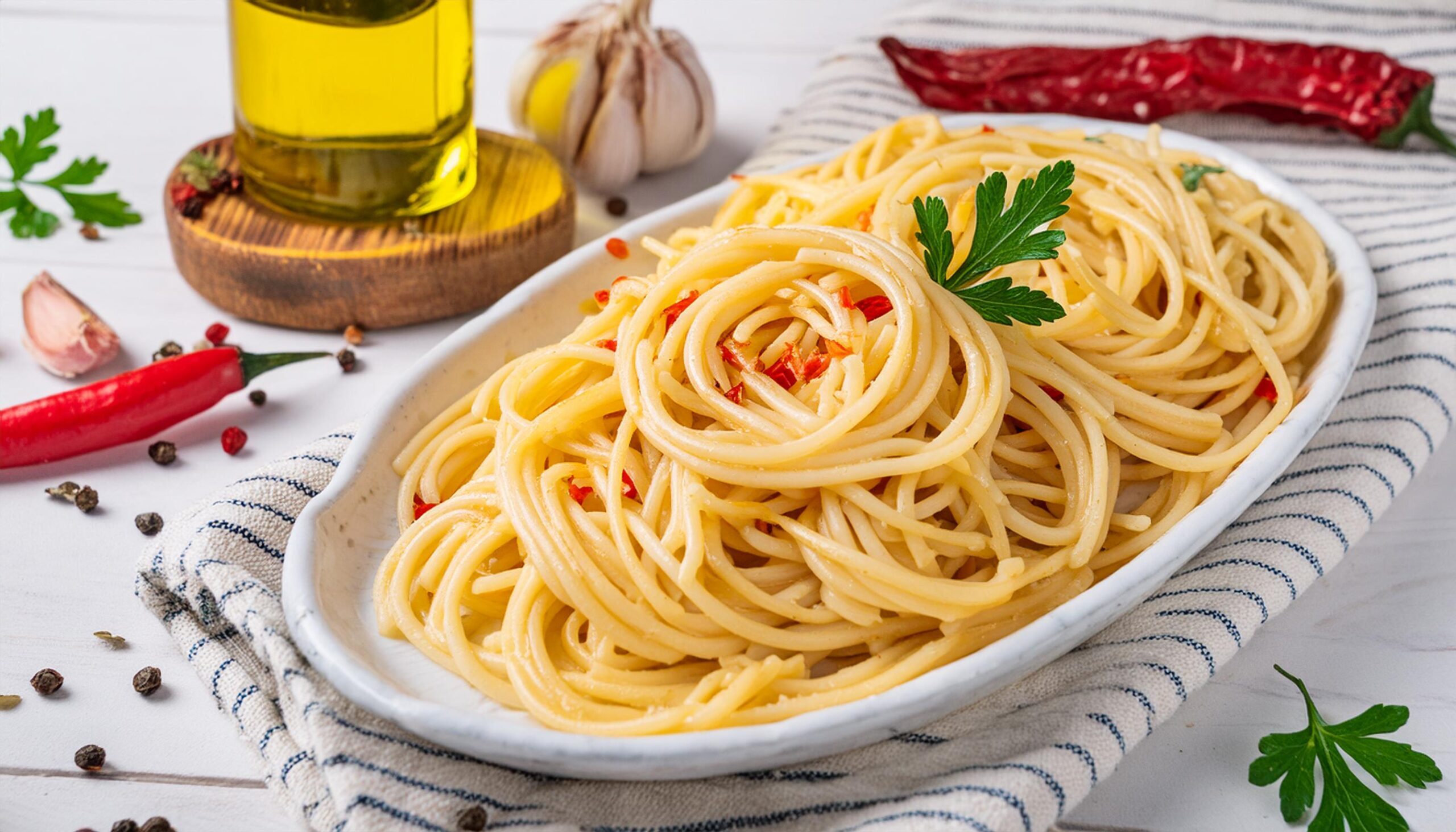 receta Espaguetis con ajo aceite y guindilla
