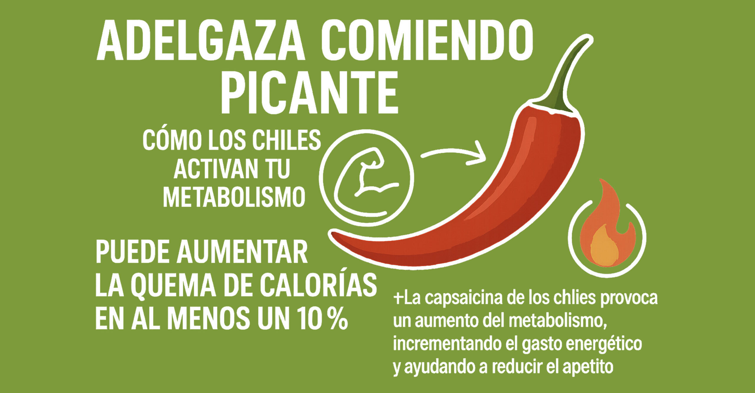adelgaza comiendo picante
